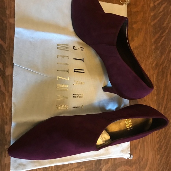 Stuart Weitzman Bordeaux Suede Booties Size 9N and NWT - Picture 5 of 10